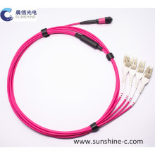 Fiber Optic Cable MPO MTP Connector OM4 24 Fiber Patch Cord